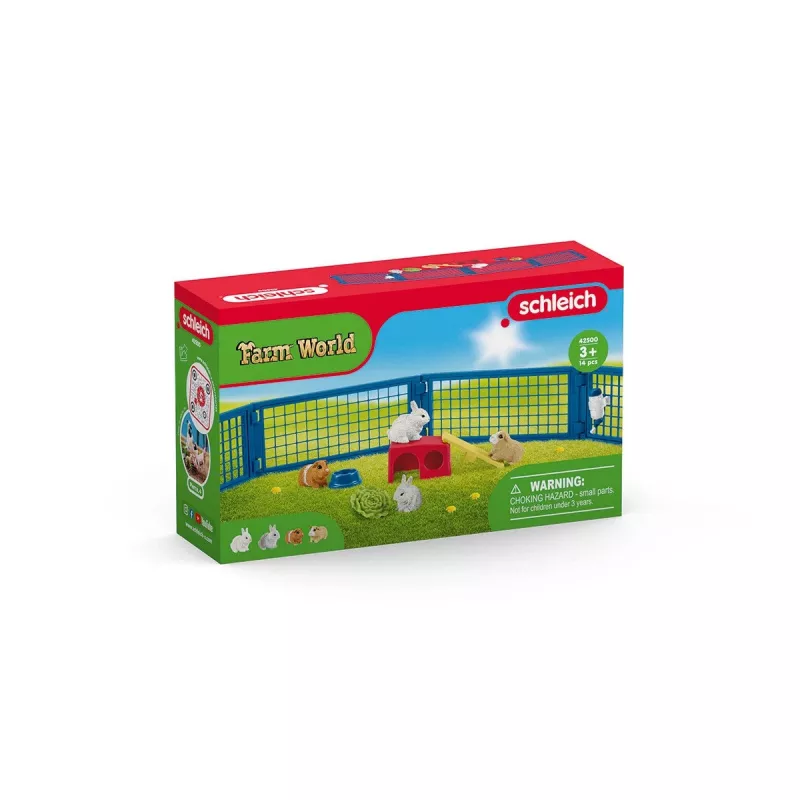 Küüliku ja merisea puur Schleich FARM WORLD 42500