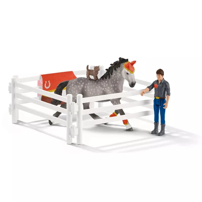 Mängukomplekt Schleich HORSE CLUB Mia võimlemisharjutuste komplekt