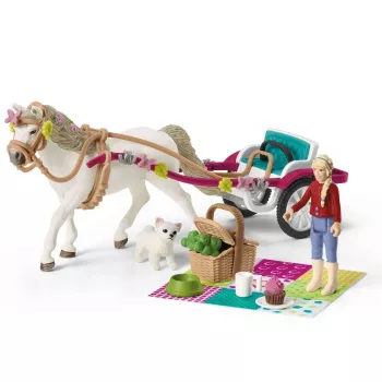 Farm Schleich HORSE CLUB Väike vanker suureks hobusenäituseks