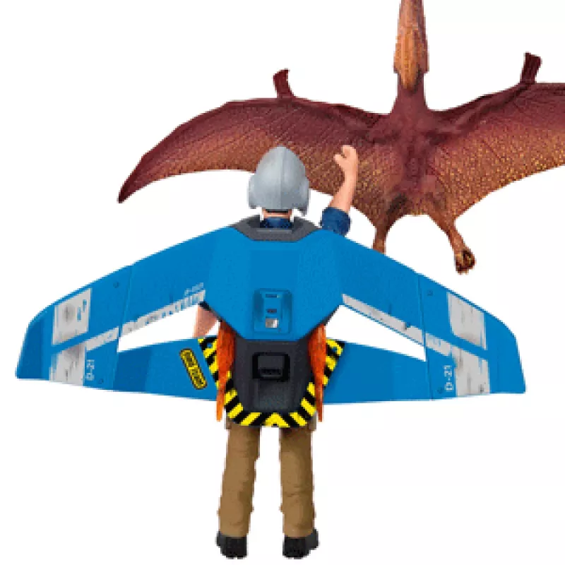 Toy Set Schleich Dinosaurs Jetpack Chase