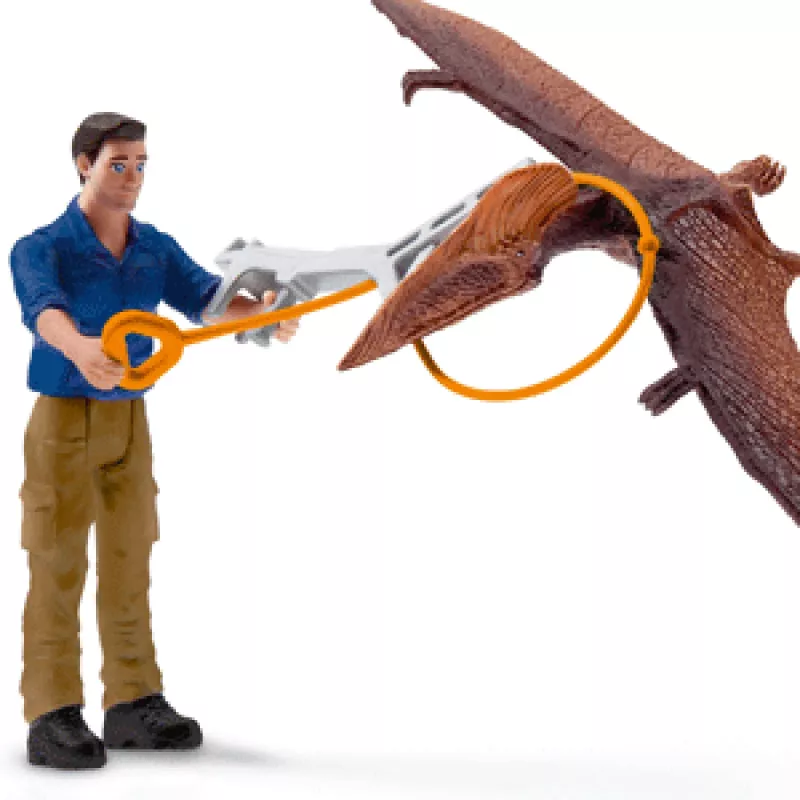 Toy Set Schleich Dinosaurs Jetpack Chase