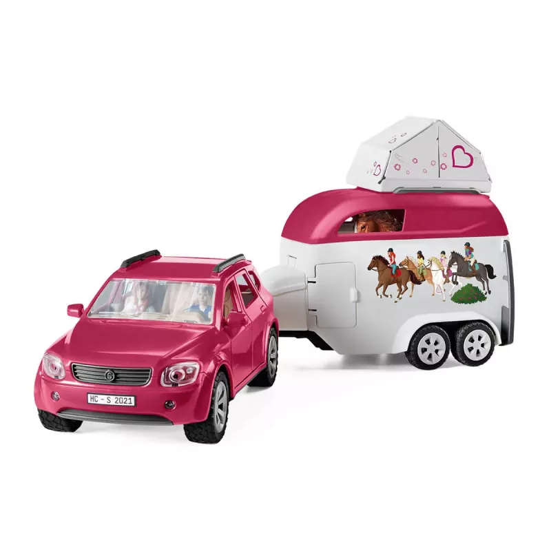 Seiklus/märul Schleich HORSE CLUB Hobuse seiklused auto ja haagisega