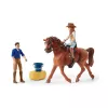 Seiklus/märul Schleich HORSE CLUB Hobuse seiklused auto ja haagisega