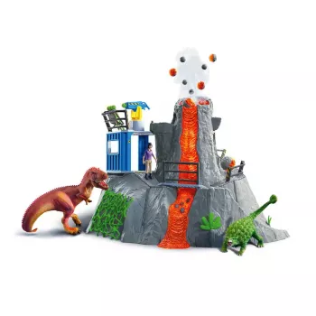 Animal Schleich Dinosaurs Volcano Expedition Base Camp Mitmevärviline 42564