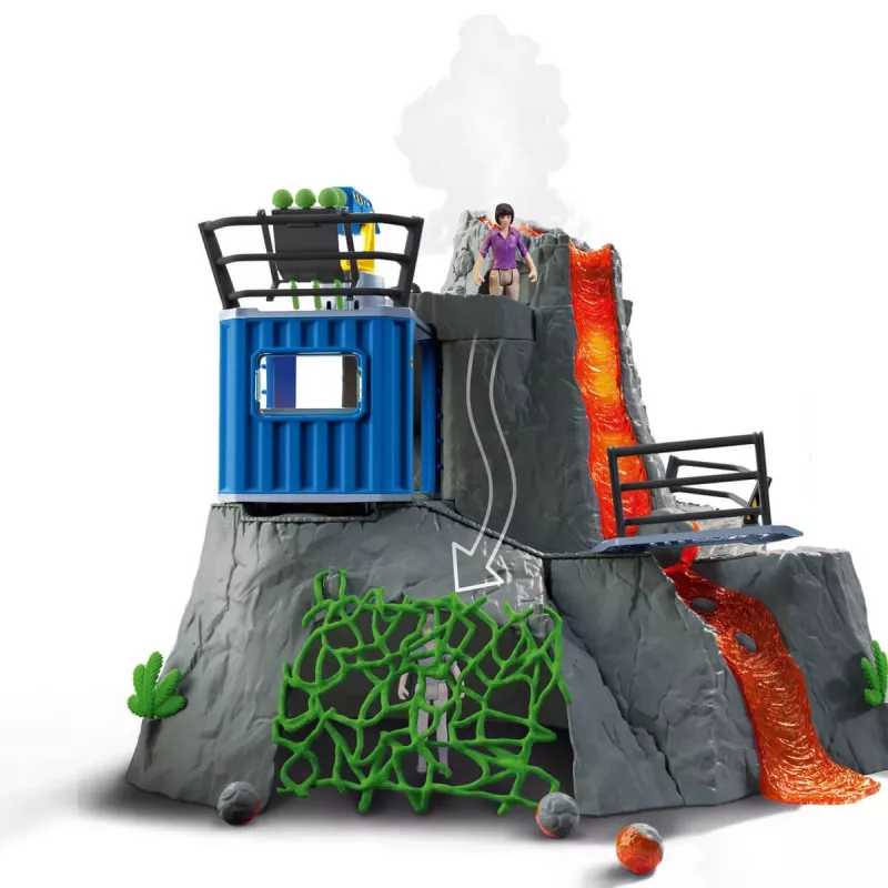 Animal Schleich Dinosaurs Volcano Expedition Base Camp Mitmevärviline 42564
