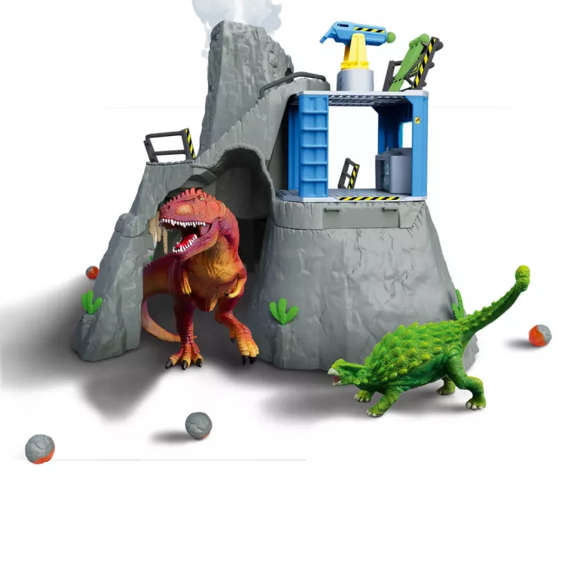 Animal Schleich Dinosaurs Volcano Expedition Base Camp Mitmevärviline 42564