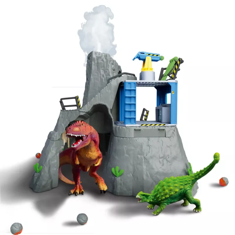 Animal Schleich Dinosaurs Volcano Expedition Base Camp Mitmevärviline 42564