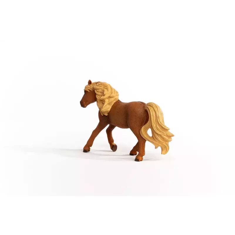 Hobuse kujuke Schleich Islandi poni täkk pruun 13943S