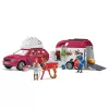 schleich HORSE CLUB Hobuste seiklused auto ja haagisega, Action/Adventure, Telkimine, Hobused, 5 aastat, Mitmevärviline, Plast