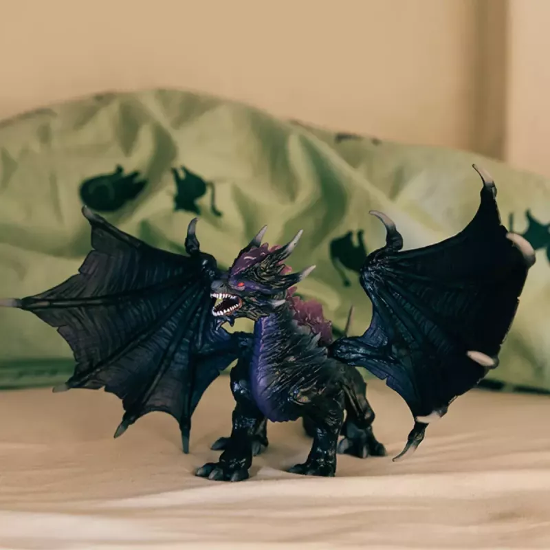 Toy Schleich ELDRADOR CREATURES Varjudraakon Must Lilla 70152