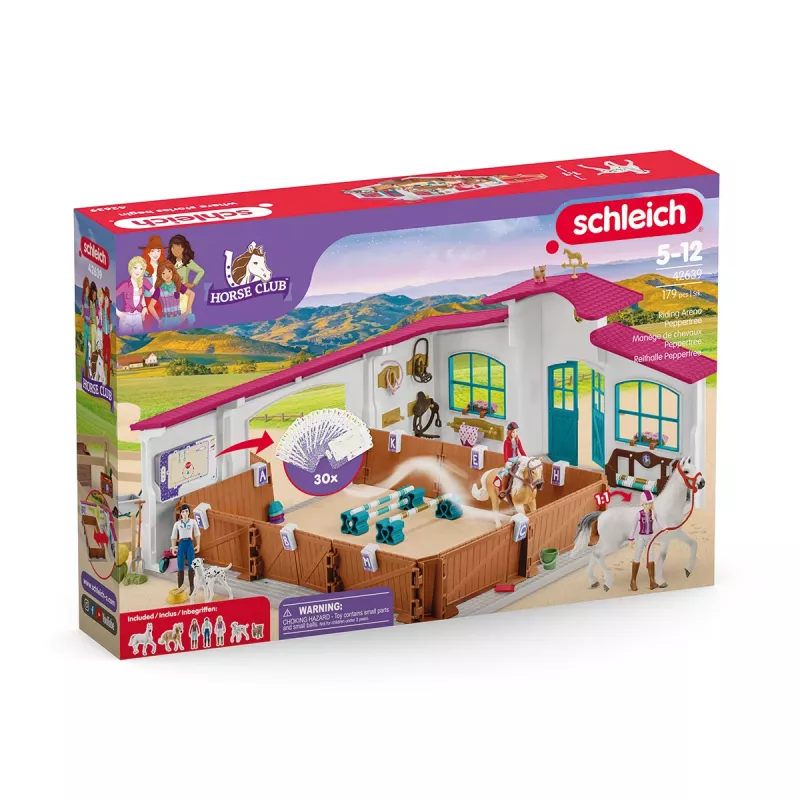 Schleich ratsutamisareen Peppertree, seiklus/märul, ratsutamisturniir, hobused, 5 a, mitmevärviline, plastik