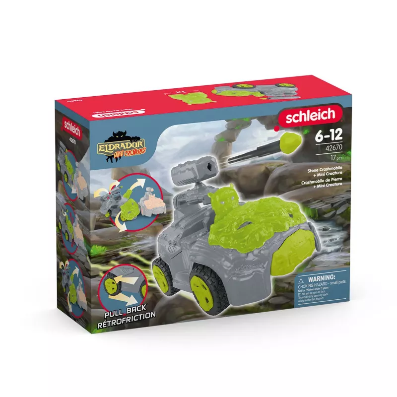 Sõiduk Schleich ELDRADOR CREATURES Stone CrashMobile Mini Creature 7-12 aastat
