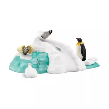 Mänguasjade kujuke Schleich Pingviinipere Lõbus Mitmevärviline 42661