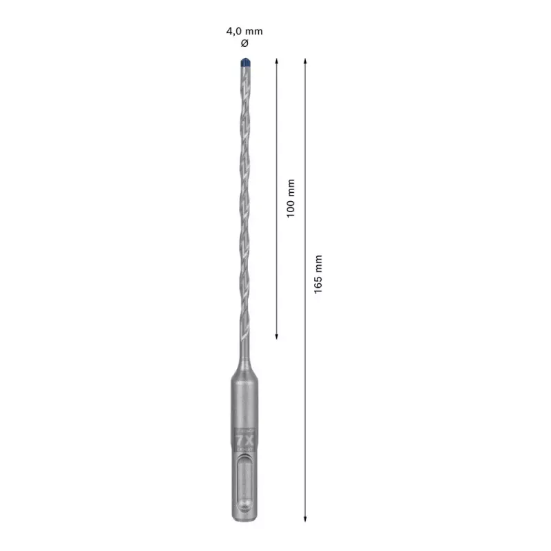 Puuritera Bosch SDS plus-7X 4mm 165mm 1tk