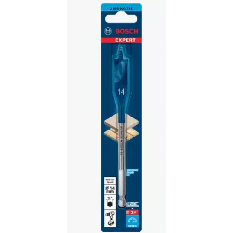 Lame puuritera Bosch SELFCUT 17 x 152 mm (2608900316) puidu puurimiseks
