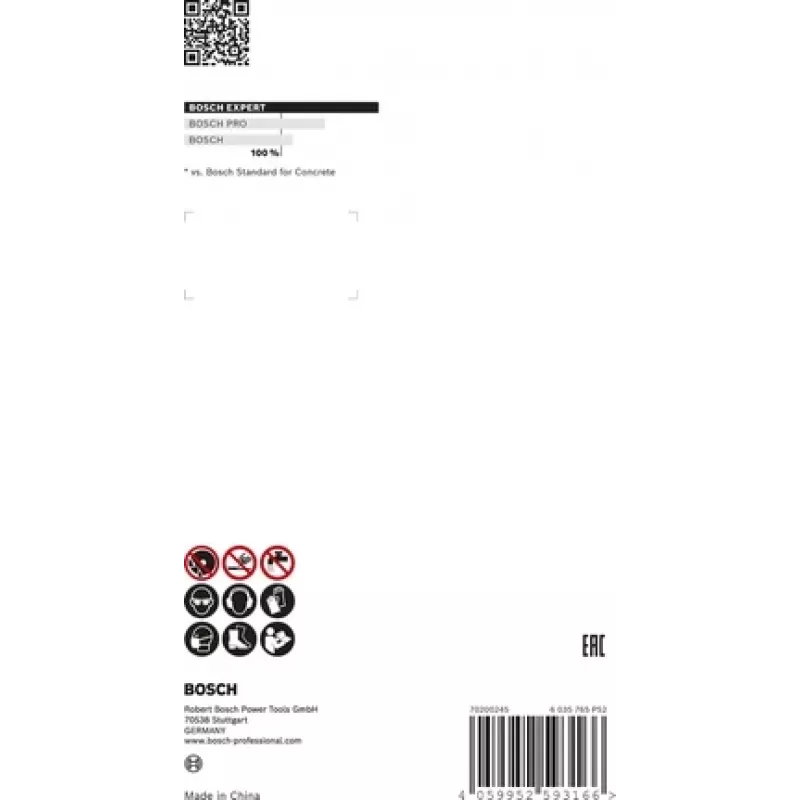 Bosch 2 608 900 651 rootortööriista lihvimis-/lihvapaberitarvik Betoon