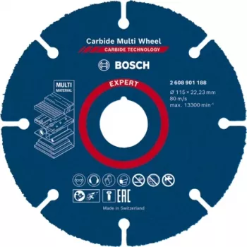 Bosch 2 608 901 188 pöörleva tööriista lihvimis-/lihvimistarvik Plast, Puit Lõikeketas
