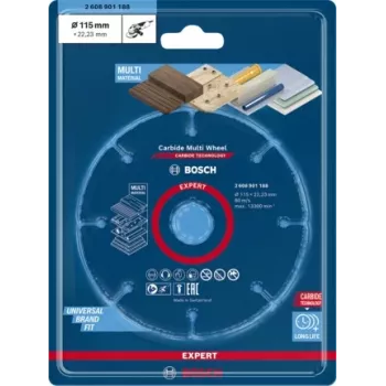 Bosch 2 608 901 188 pöörleva tööriista lihvimis-/lihvimistarvik Plast, Puit Lõikeketas