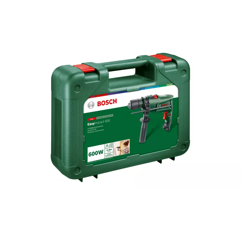 Bosch EasyImpact 600 3000 p/min 1,7 kg Must, Roheline