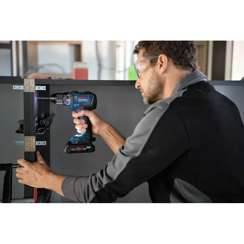 Bosch GSR 18V-55 1800 p/min 1 kg Must, Sinine