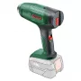 Kuumaõhupuhur Bosch EasyHeat 18V-500 — juhtmeta, 72 W, 4 Ah aku, 350–450 °C, püstolkäepide, roheline