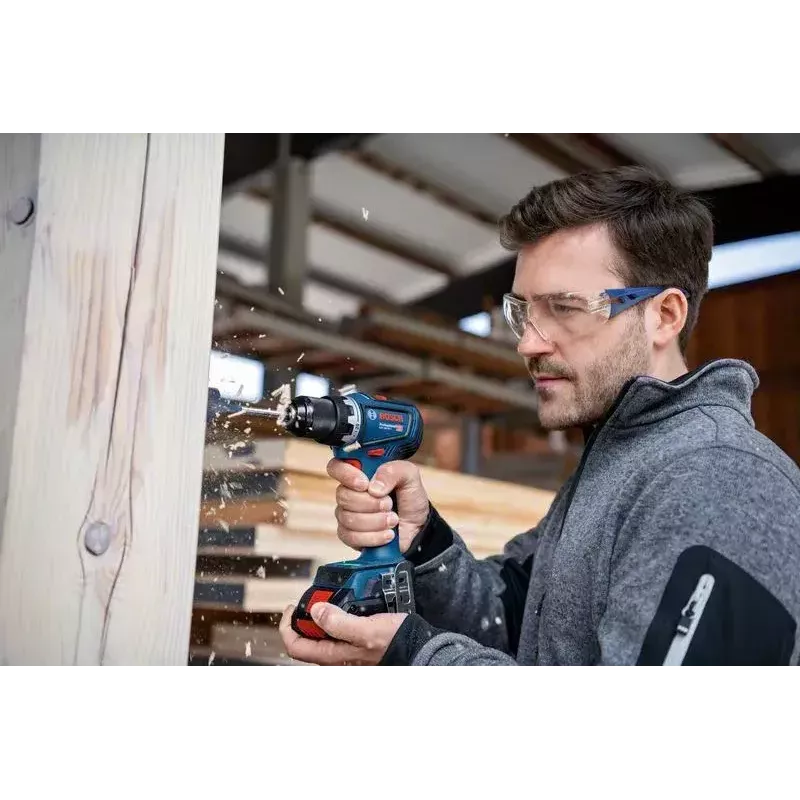 Bosch GSR 18V-90 C 2100 RPM 1,1 kg Must, Sinine