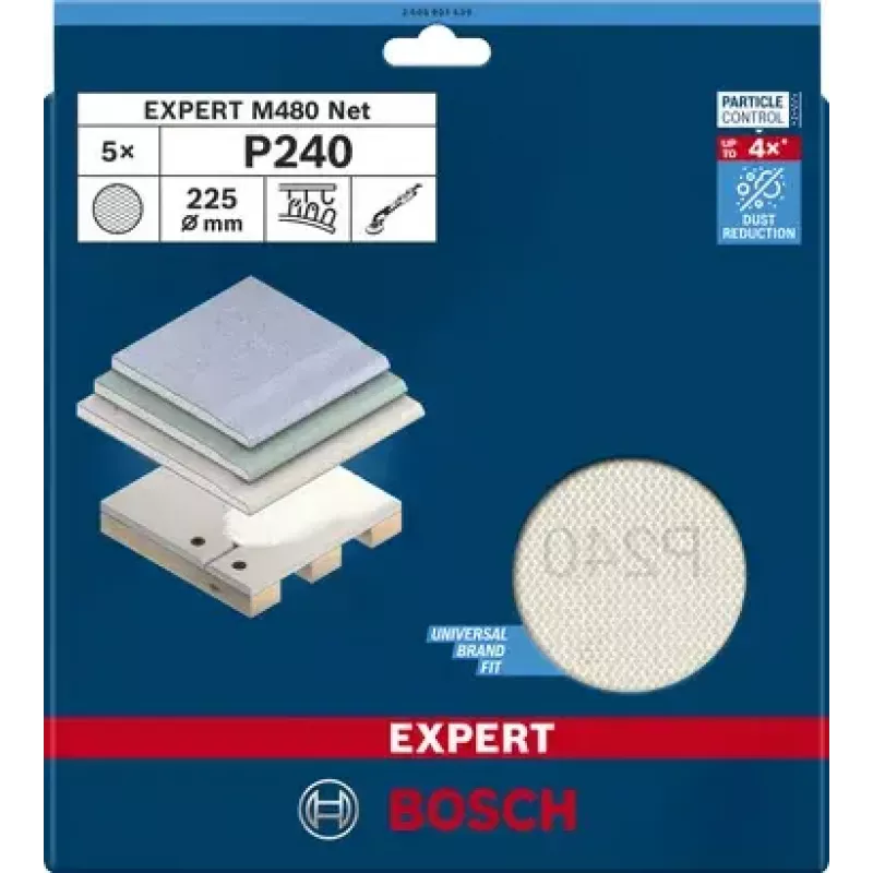 Lihvimisvõrk Bosch Expert M480 5 tk 2608901639