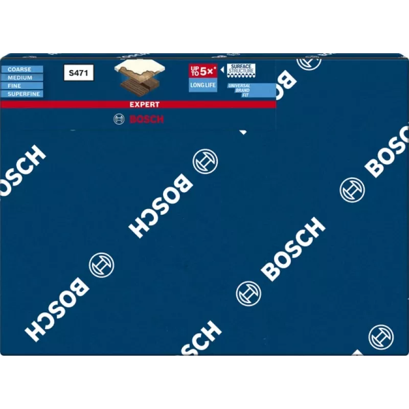 Lihvkäsn Bosch 2608901678 Combi Block käsitsi lihvimiseks puidul ja värvil, ümar serv ja terav külg, Bosch Surface Structure