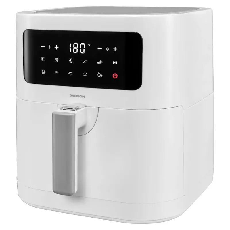 MEDION LIFE E40 XL Single 5.2 L eraldiseisev kuumaõhufritüür valge