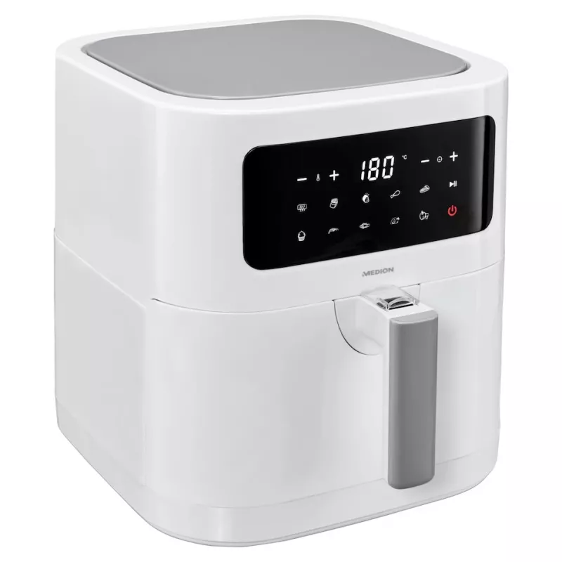 MEDION LIFE E40 XL Single 5.2 L eraldiseisev kuumaõhufritüür valge