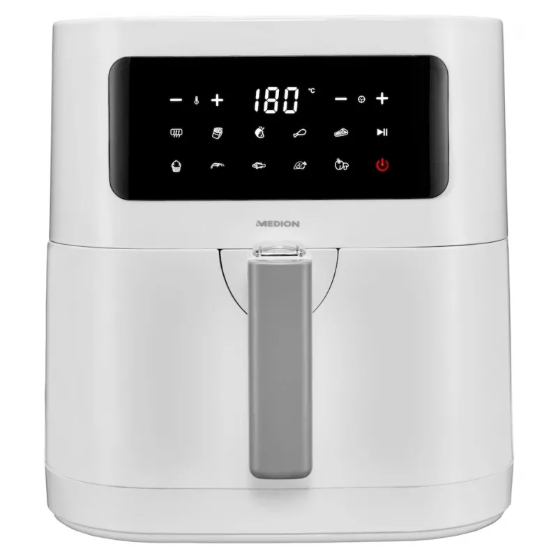 MEDION LIFE E40 XL Single 5.2 L eraldiseisev kuumaõhufritüür valge
