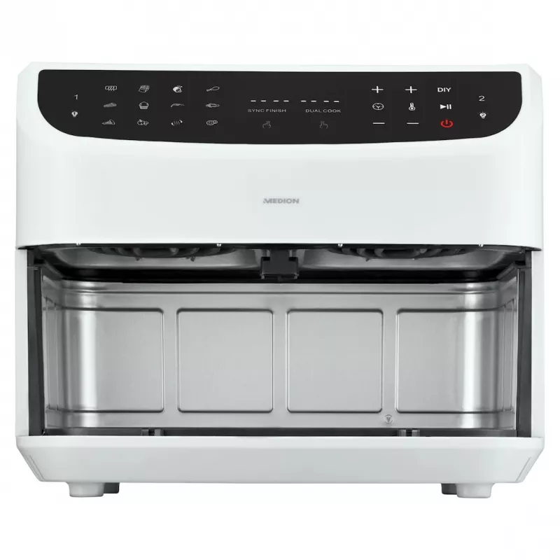 MEDION LIFE P20 Double 8,7 L 2600 W kuumaõhufritüür valge