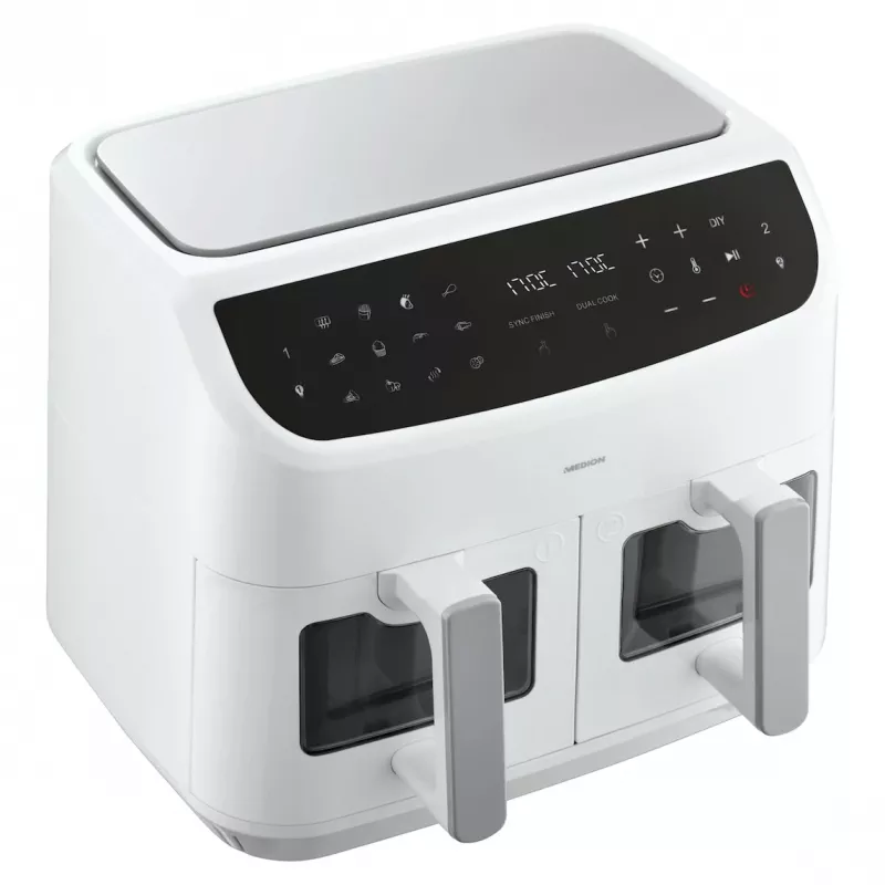 MEDION LIFE P20 Double 8,7 L 2600 W kuumaõhufritüür valge