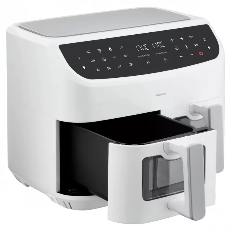 MEDION LIFE P20 Double 8,7 L 2600 W kuumaõhufritüür valge