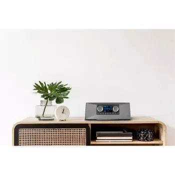 Internetiraadio MEDION LIFE P85333 — DAB+ / FM, 12 W RMS, 2,8-tolline TFT, Wi‑Fi 802.11a/b/g, 3,5 mm pesa, hall