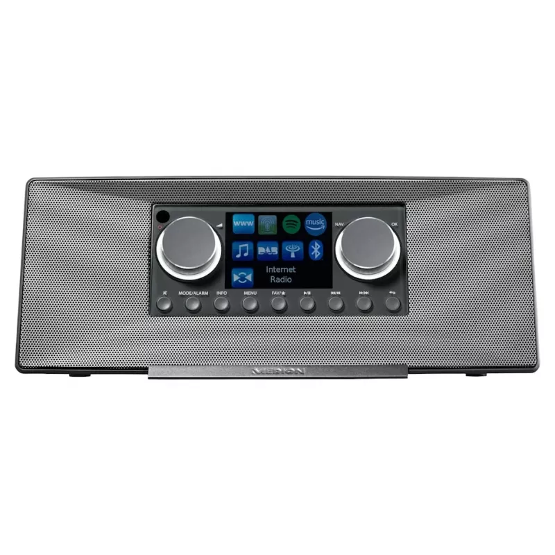 Internetiraadio MEDION LIFE P85333 — DAB+ / FM, 12 W RMS, 2,8-tolline TFT, Wi‑Fi 802.11a/b/g, 3,5 mm pesa, hall