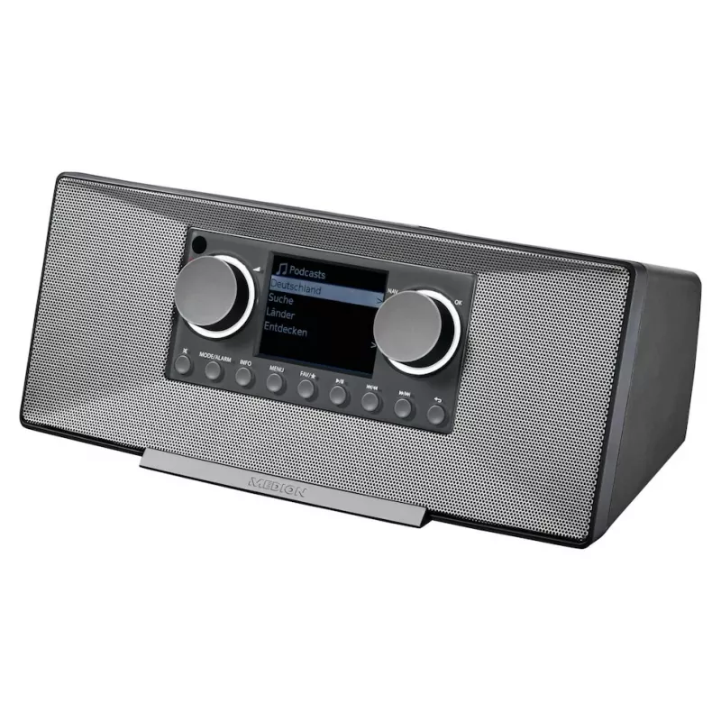 Internetiraadio MEDION LIFE P85333 — DAB+ / FM, 12 W RMS, 2,8-tolline TFT, Wi‑Fi 802.11a/b/g, 3,5 mm pesa, hall