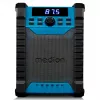 Kaasaskantav digitaalraadio MEDION LIFE E65895 (MD 43895) — PLL-tuuner, 10 W RMS, LCD, Bluetooth 10 m, IP54, väline antenn, must/sinine