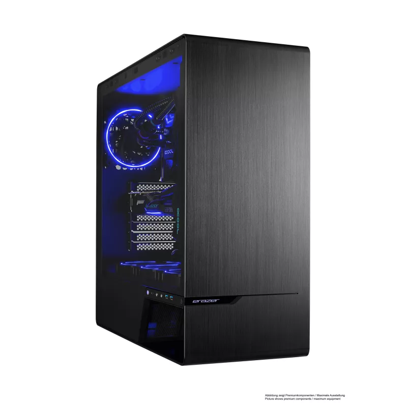 ERAZER Enforcer X10 Intel® Core™ i7 i7-14700KF 32 GB DDR5-SDRAM 1 TB SSD NVIDIA GeForce RTX 4070 Ti Super Windows 11 Home Lauaarvuti Must