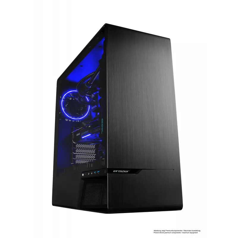ERAZER Enforcer X10 Intel® Core™ i7 i7-14700KF 32 GB DDR5-SDRAM 1 TB SSD NVIDIA GeForce RTX 4070 Ti Super Windows 11 Home Lauaarvuti Must