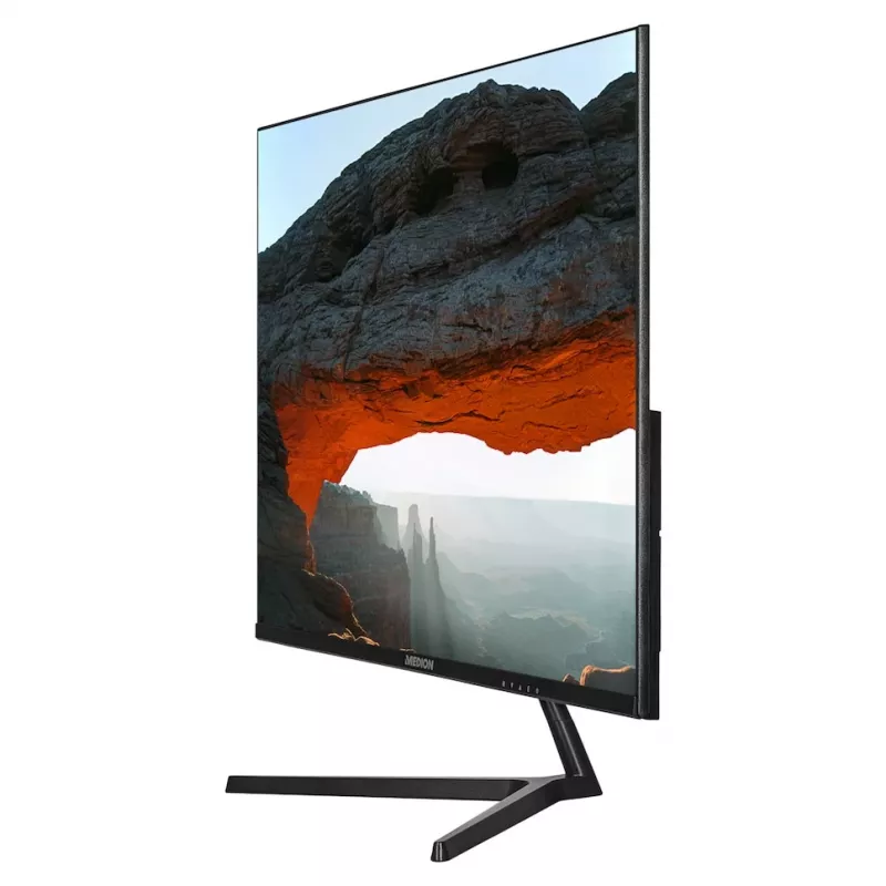 MEDION P52726 arvutiekraan 68,6 cm (27 tolli) 1920 x 1080 pikslit Full HD LCD Must