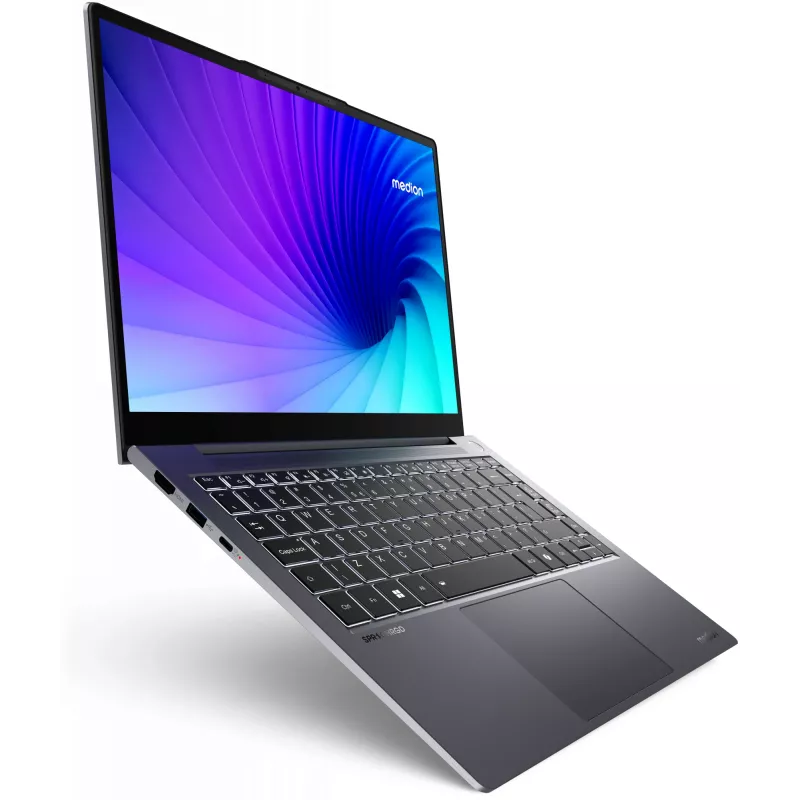 MEDION SPRCHRGD 14 S1 Elite MD62637 Snapdragon X1E-78-100 sülearvuti 35,6 cm (14 tolli) WQXGA+ 16 GB LPDDR5-SDRAM 512 GB SSD Wi-Fi 6E (802.11ax) Windows 11 Home USA inglise keel hall