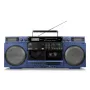 MEDION LIFE P66538 20 W sinine kompaktne audiosüsteem — 20 W RMS, 2-suunalised kõlarid, DAB+/PLL, Bluetooth 10 m, eestlaaditav plaat