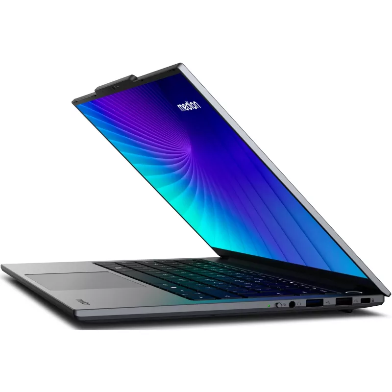 MEDION 30040132 sülearvuti Intel Core 5 120U 35,6 cm (14 tolli) 2,8K 16 GB DDR4-SDRAM 512 GB SSD Wi-Fi 6 (802.11ax) Windows 11 Home must