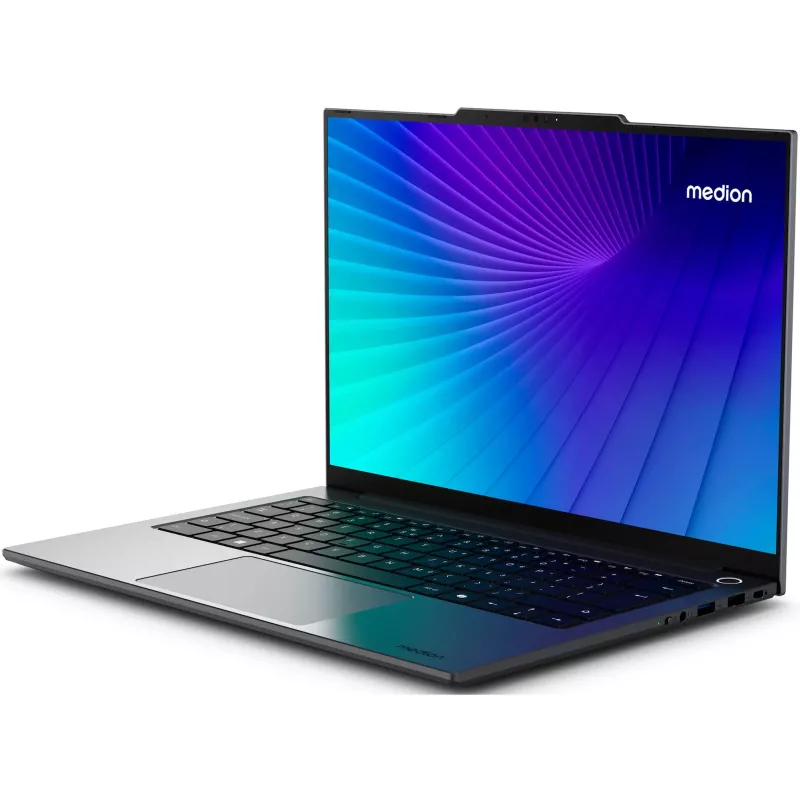 MEDION 30040132 sülearvuti Intel Core 5 120U 35,6 cm (14 tolli) 2,8K 16 GB DDR4-SDRAM 512 GB SSD Wi-Fi 6 (802.11ax) Windows 11 Home must
