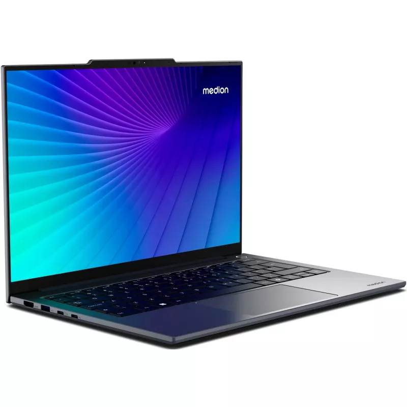 MEDION 30040132 sülearvuti Intel Core 5 120U 35,6 cm (14 tolli) 2,8K 16 GB DDR4-SDRAM 512 GB SSD Wi-Fi 6 (802.11ax) Windows 11 Home must