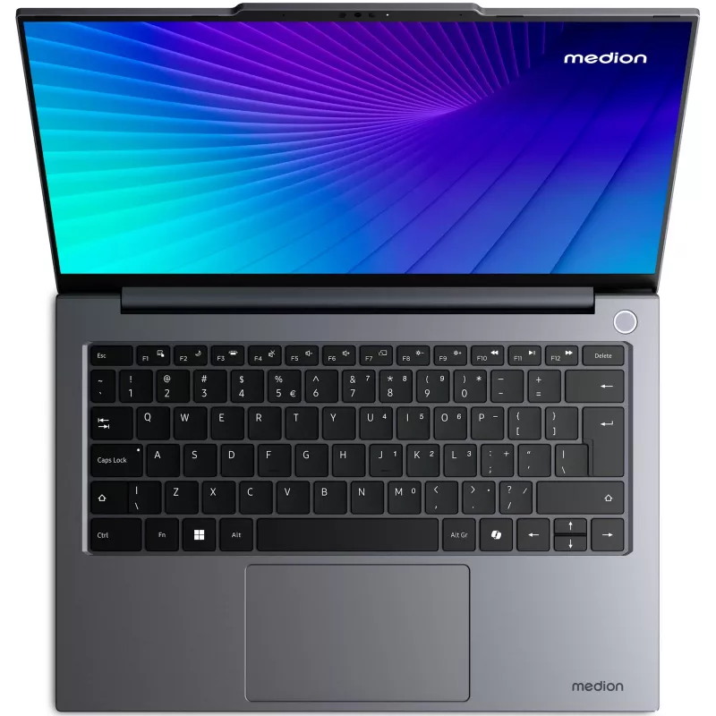 MEDION 30040132 sülearvuti Intel Core 5 120U 35,6 cm (14 tolli) 2,8K 16 GB DDR4-SDRAM 512 GB SSD Wi-Fi 6 (802.11ax) Windows 11 Home must