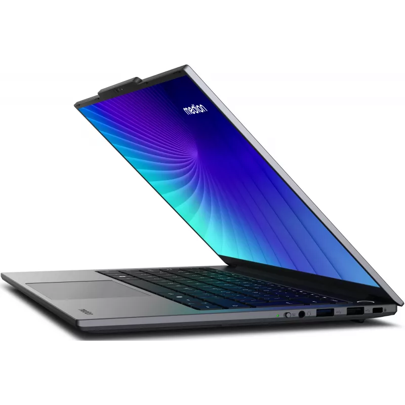MEDION Signium 14 S1 MD600002 NL Intel Core 5 120U sülearvuti 35.6 cm (14 tolli) 2.8K 16 GB DDR4-SDRAM 512 GB SSD Wi-Fi 6 (802.11ax) Windows 11 Home Hall