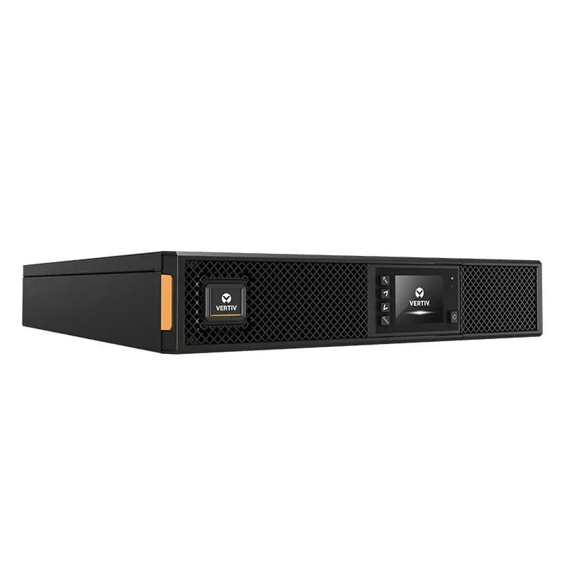 UPS Vertiv Liebert GXT5 0,75 kVA / 0,75 kW 230V rack/korpus, 8 C13/C19 pistikupesa, LCD, VRLA aku