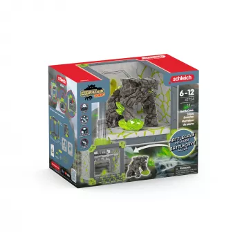 schleich ELDRADOR CREATURES BattleCave Stone Smasher, Action/Seiklus, Koletised ja draakonid, Kivimaailm, 7 a, Roheline, Hall
